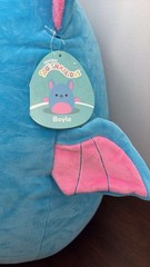 Squishmallows Original 16-Inch Boyle Blue Fruit Bat – Official Jazwares Plush (L