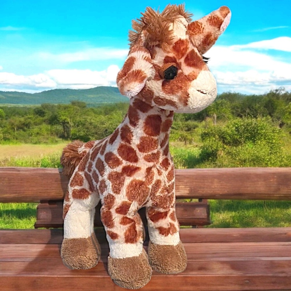 Ganz Webkinz Giraffe Calf Plush HM403 Retired African Safari Baby NO CODE