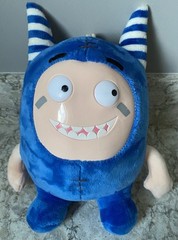 Oddbods Plush 10” Pogo (blue Guy) Stuffed Toy