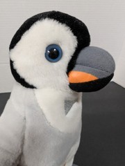 Plush Toy Factory WB Happy Feet Two Mumble the Penguin Gray, Black & White 2012