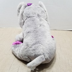 Aurora Destination Nation Elephant Plush Gray Purple Stuffed Animal 8 Inch Toy