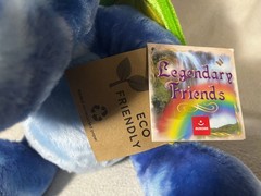 Aurora Legendary Friends Verath Firebreath Dragon Plush NEW w/tags blue SO CUTE