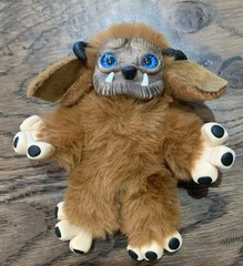 Ludo Doll from Labyrinth movie, Fuzzy And Rubber Plush, 5 Inches Tall