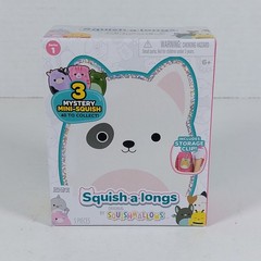 Squishmallows Squish-a-Longs 1-Inch Series 1 Clip & Go 3-Pack