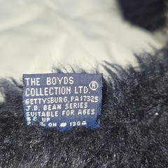 The Boyds Collection Ltd Black White Panda Bear Plush 15 In 1984 Beanie Weighted