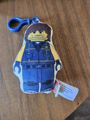 The LEGO Movie 2 Rex Plush 5″ Stuffed Mini Figure Character Key Fob Charm