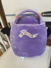 Squishmallows 12” Blaze Purple Monster Halloween Squad Plush Treat Hand Bag Tote