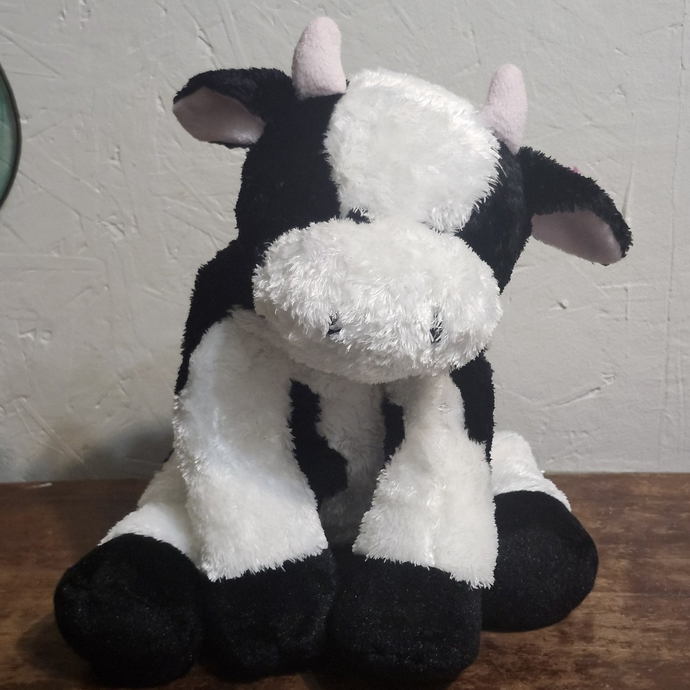 Kohl’s Cares Click Clack Moo Cow 13″ Plush Stuffed Animal Toy Black White