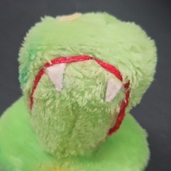 Gund Gumby Alligator Plush Stuffed Animal Green Yellow Small 1987 MPN 118