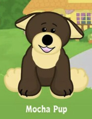 Unused Code Tag ONLY Webkinz MOCHA PUP – NO PLUSH HM348 Dog Puppy Chocolate