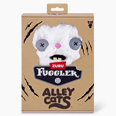 ZURU Fuggler Alley Cats White Cat Boxed Plush, Age 3+ (2022) MPN 15752G