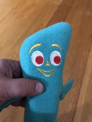 VTG 1983 GUMBY PALS ART CLOKEY SHER STUFF 14” PLUSH POSABLE WEIGHTED LEGS FIGURE