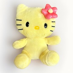 Build a Bear Smallfry Hello Kitty Yellow 7in Mini Plush 2013 Sunny Yellow Flower