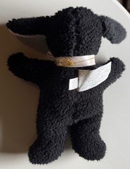 North American Bear Co. Licorice Lamb Black 10” Plush Sheep 1989 Vintage W/ Tags
