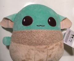 星球大战曼达洛人 Cuutopia Grogu 长毛绒 7 英寸全新带标签-