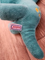 Prextex Dinosaur Brontosaurus Plush 9” Stuffed Animal Green Yellow Spots