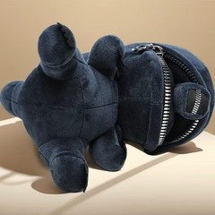 Alien Xenomorph Shaped Zipper Mouth Plush Soft Stuffed Animal Plush Toy for gift