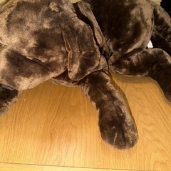 Vtg Life Size Plush Brown Labrador Retriever Lab Dog Animal Alley 35” 1999 Toys