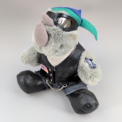 Rhinocort Aqua “Biker Rhino” Promotional Plush – Pharmaceutical Ad Toy