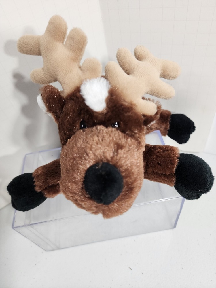 Ganz Webkinz Reindeer Floppy Brown Plush HM137 Stuffed Animal No Code