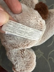 Mary Mayer plush soft marshmallow spotted floppy lovey cute dog