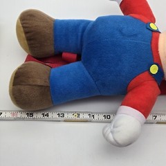Super Mario 2023 Nintendo Bioworld Plush Mario Back Straps Zip Pocket 16 Inch