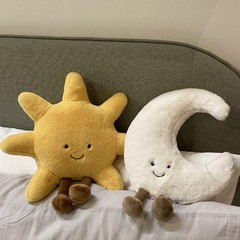 Amuseables Sun Stuffed Toy Medium 12″ Soft Sun Plush Sun Bedside Sofa Pillows