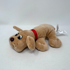 Pound Puppies Dog Plush Basic Fun Stuffed Animal Brown Cute Cuddle Pet Doll 8″