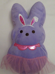 NWOT PEEPS Dress Up Bunny Plush 15″ PURPLE BALLERINA TUTU Easter Edition