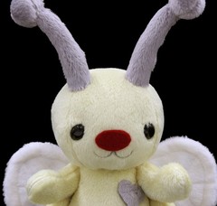 Handmade Yellow and Grey Honey Bee Art Doll Plush / OrangeBlossomDolls