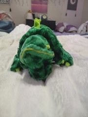 Six Flags Stuffed Lizard