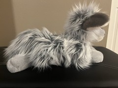 Tiana The Gray Wolf Pup Ooak Plush