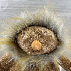 Rare New Moulin Roty Le Roly Moulin Bazar Lion Soft Plush Beanie 13″