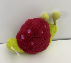 Snail Plush 8″ Walmart Stuffed Animal Green Red Pink Polka Dot Kid Toy 307199