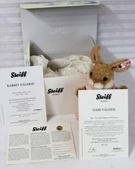 Steiff Valerie the Rabbit 034589 6.8″ 2013 Alpaca #232/1500 New FREE SHIPPING