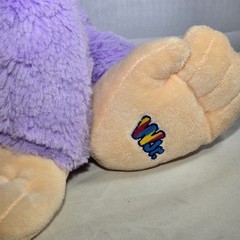 RARE Ganz Webkinz Jr Purple Monkey WJ104 Plush Stuffed Animal No Code