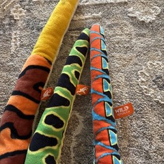 Lot of 3 Wild Republic “Snakesss” 54-Inch Plush Stuffed Animal Snakes