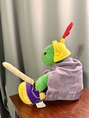 Vintage Franklin Turtle My Very Own Green Knight Kidpower Plush *Read