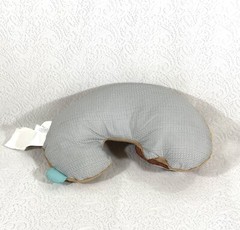 Skip & Hop 2016 Cat Stuffed Plush Animal 13” X 9” Neck Pillow Kids Toys Brown