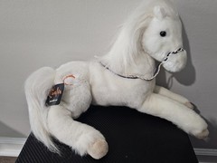Cavalia Grace White Lusitano Horse Plush