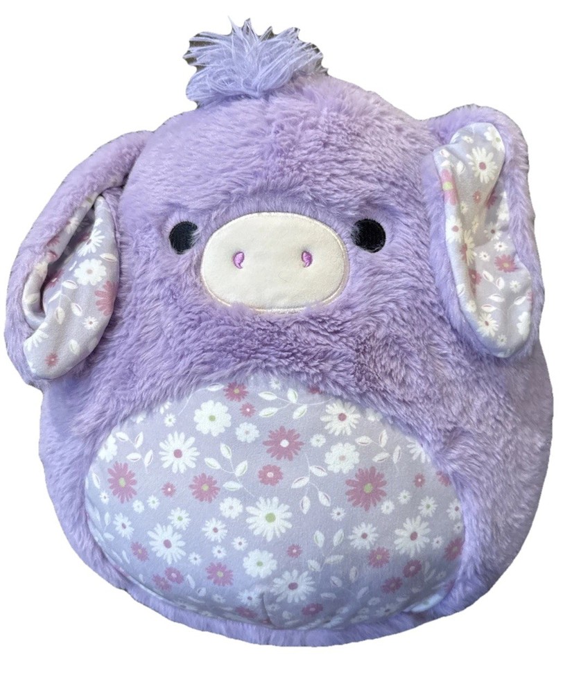 Fuzzamallows by Original Squishmallows Delzi The Purple Donkey 12″ Plush w/ Tag