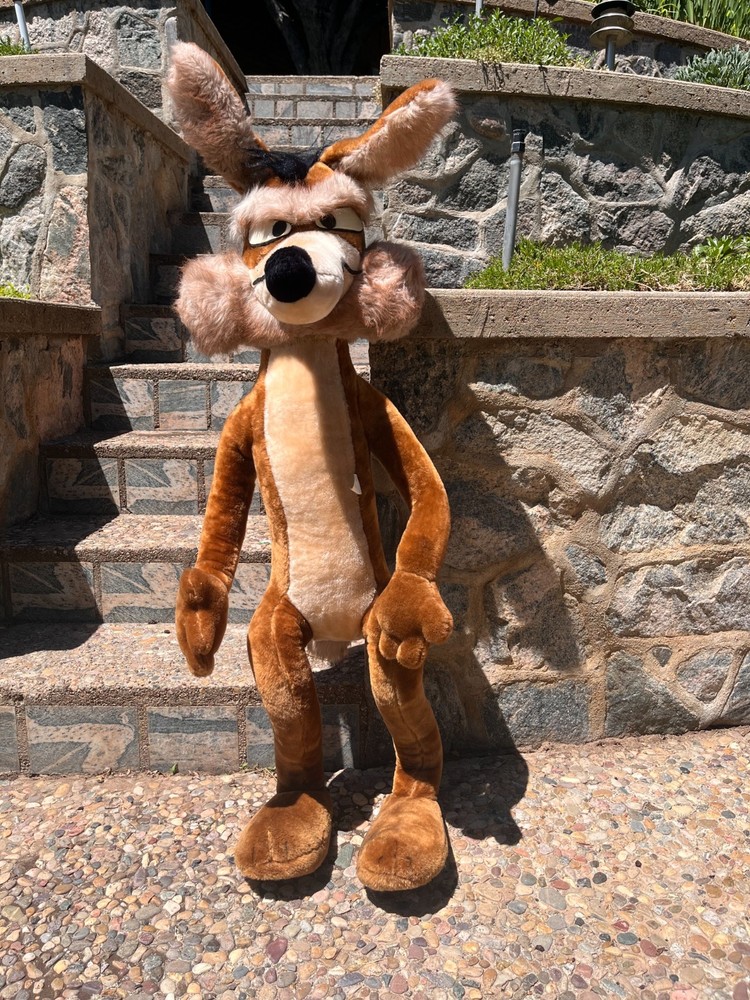 Warner Brothers 48” WILE E. COYOTE Plush Stuffed Animal