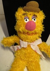 Vintage 2004 Muppets Sababa Toys 8″ Beanie Doll Animal Fozzie The Bear Toy Plush