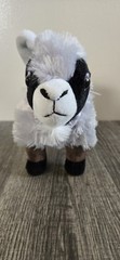 Frankford Goat Small Plush Stuffed Animal Gray Black White Brown