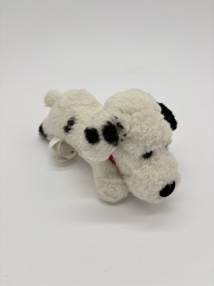 Battat Dalmatian Puppy Dog Plush with Red Collar 6″ Stuffed Animal White Black