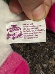 VINTAGE 1998 LISA FRANK MARKIE UNICORN BEANIE STUFFED ANIMAL PLUSH TOY TAG