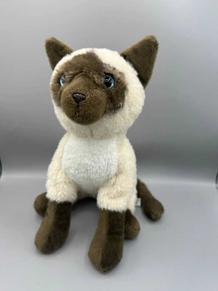 Petting Zoo 12″ Siamese Cat Plush I’m Recycled