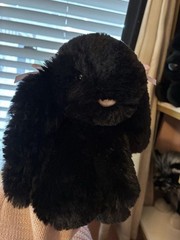 {CUSTOM} Onyx Smudge Bunny | Jellycat Inspired!