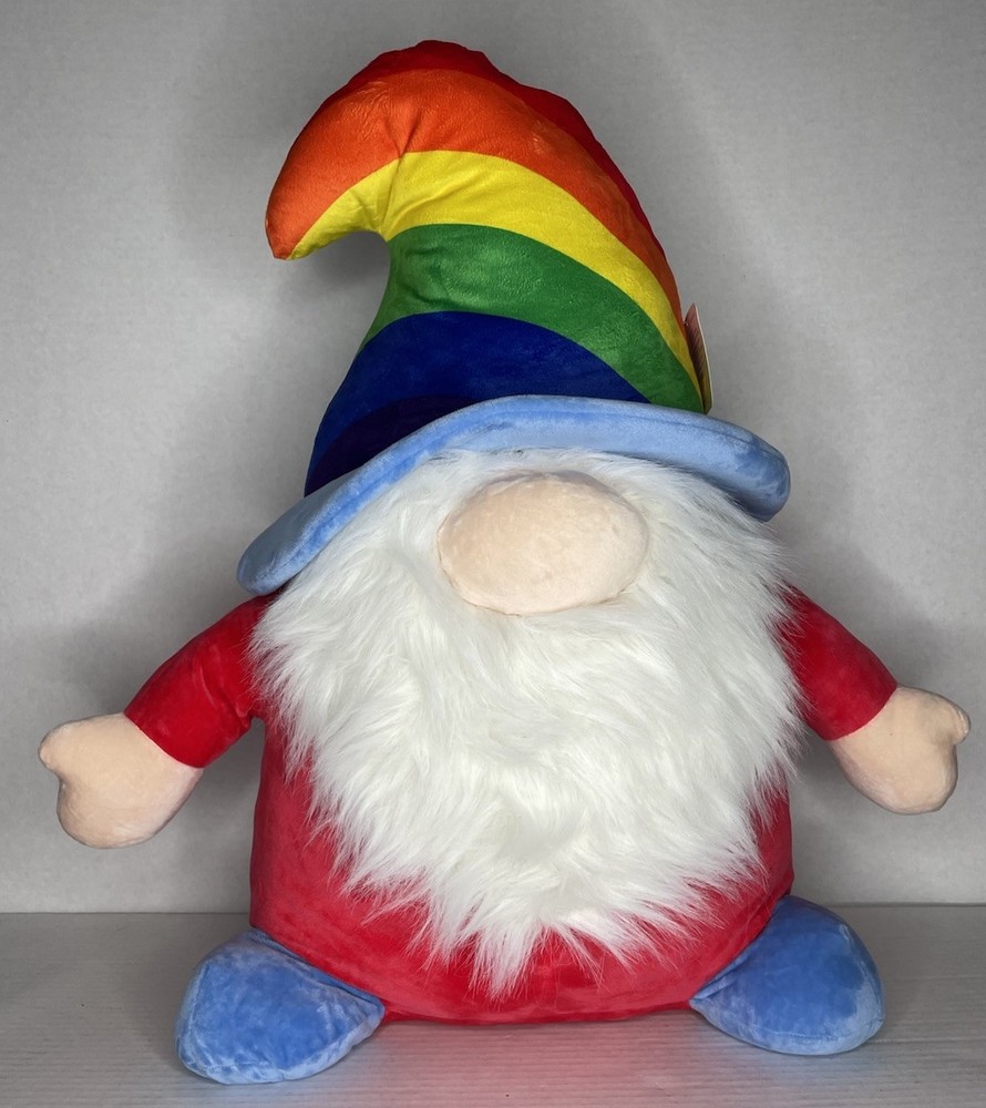 Goffa Gnome Rainbow Plush Large 28” New W/ Tags Rare