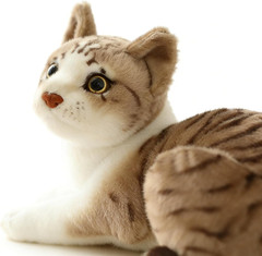Siamese Cat Stuffed Animal, Shorthair Cat Realistic Plush Cat Stuffed Toys, Gift
